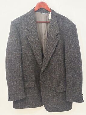 Harris Tweed men’s grey large blazer
